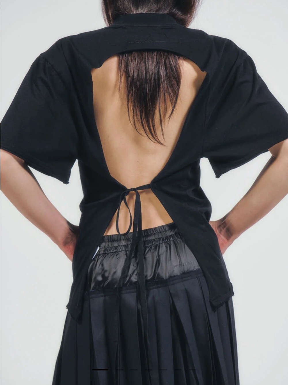 Peter Do open back shirt. Limited edition. L.